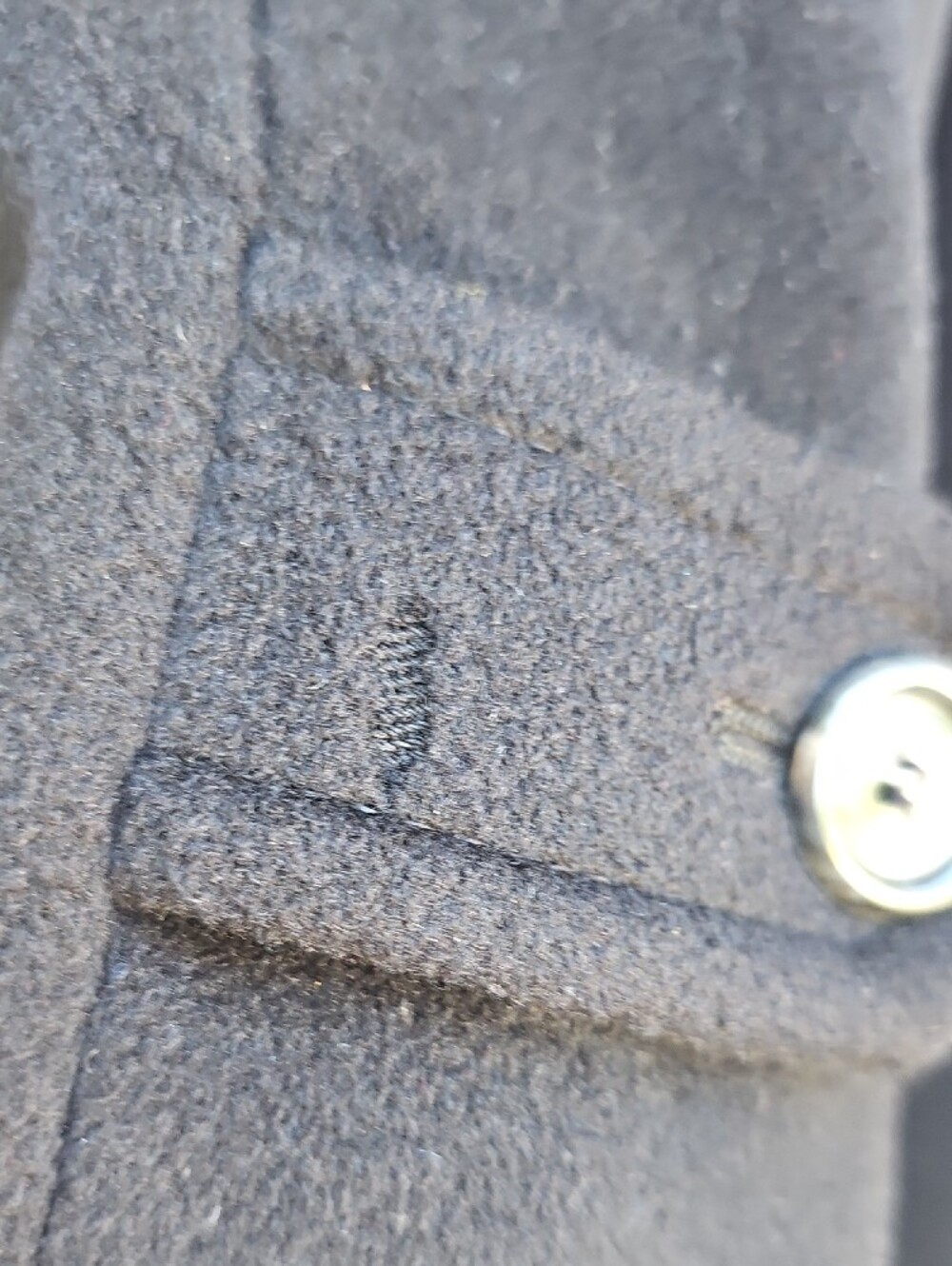 MaxMara Black Wool Trench Coat - Picture 14 of 16